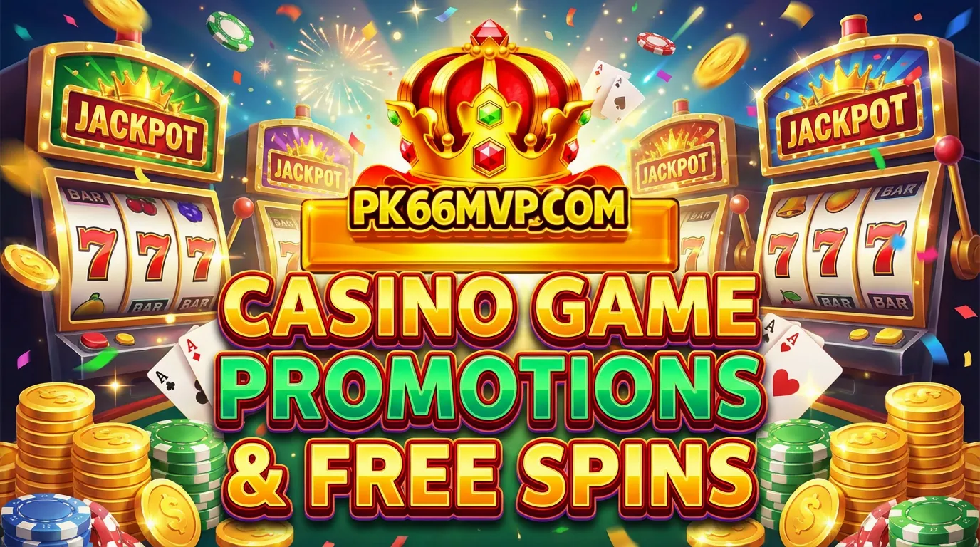 PK66 Promotions And Bonuses On PK66 MVP Platform 5 Casino Game Promotions and Free Spins