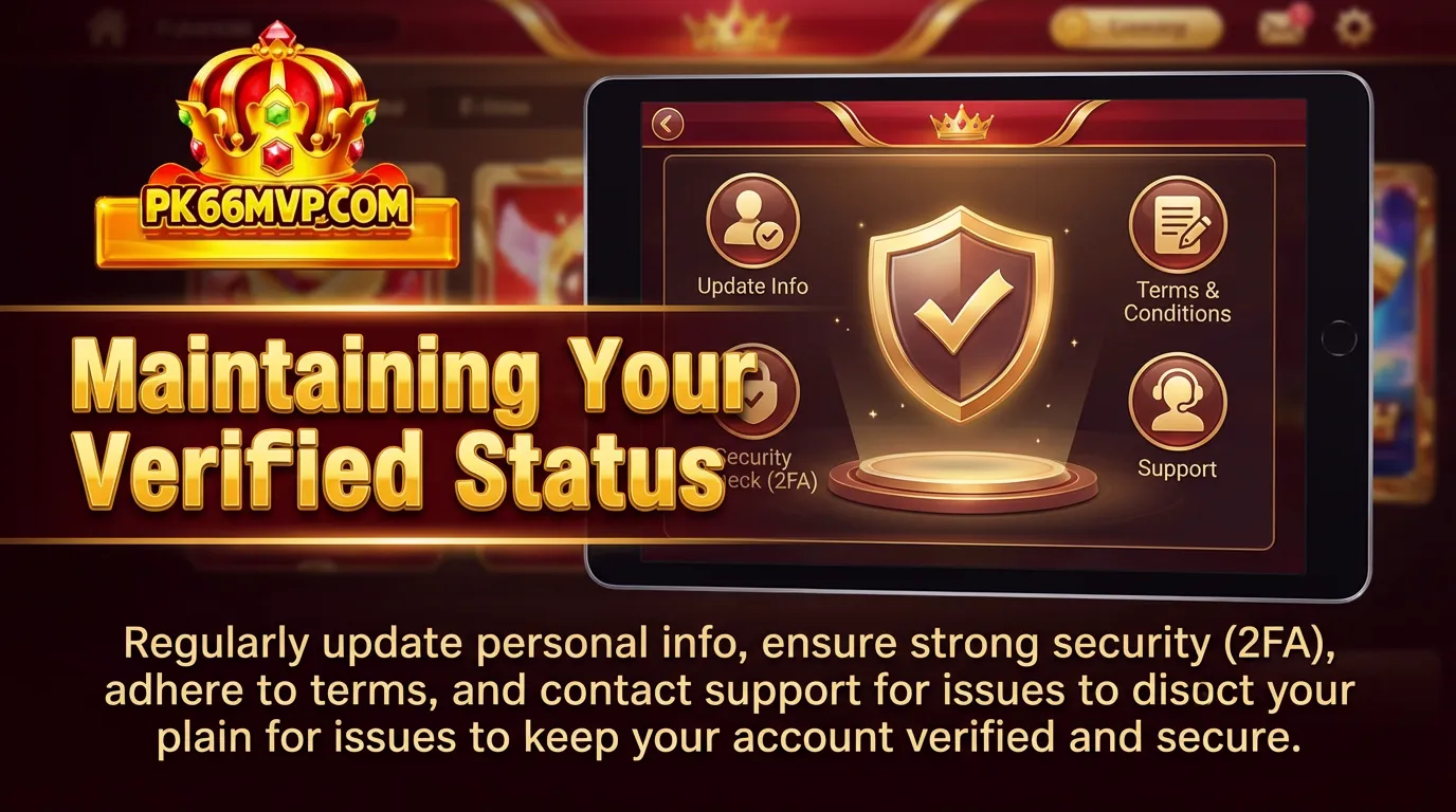 How to Verify Your PK66 Account on PK66 MVP – Full Guide 6 Maintaining Your Verified Status