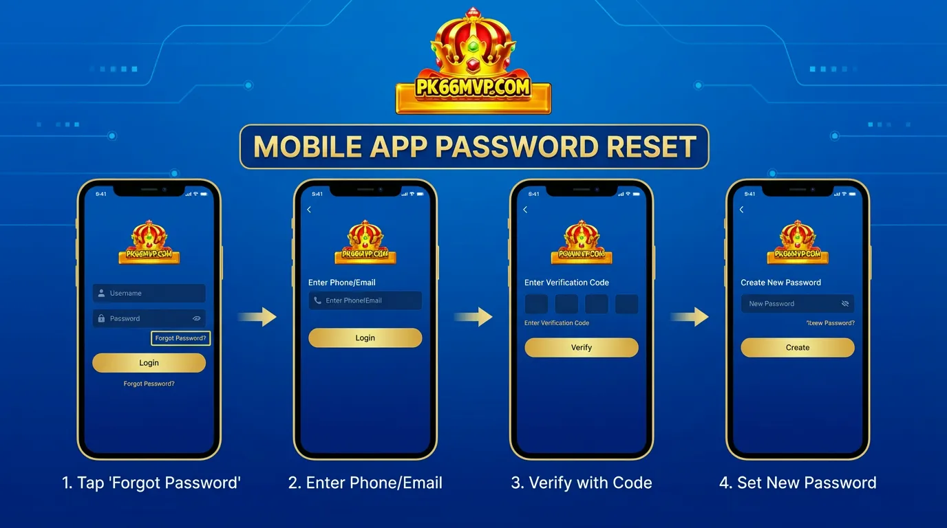 Forgot PK66 Password? Step-by-Step Reset Guide on PK66 MVP 6 Mobile App Password Reset