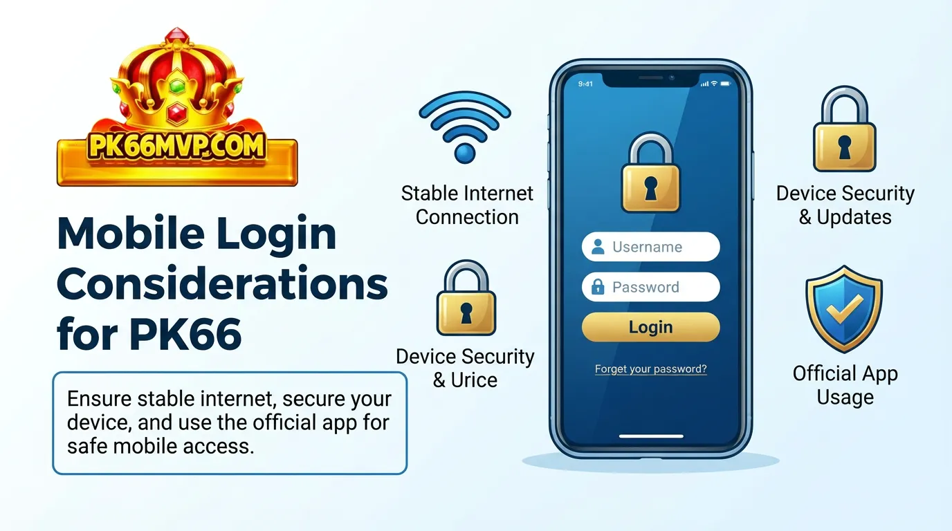 How to Login to PK66 Safely via PK66 MVP Today 6 Mobile Login Considerations for PK66