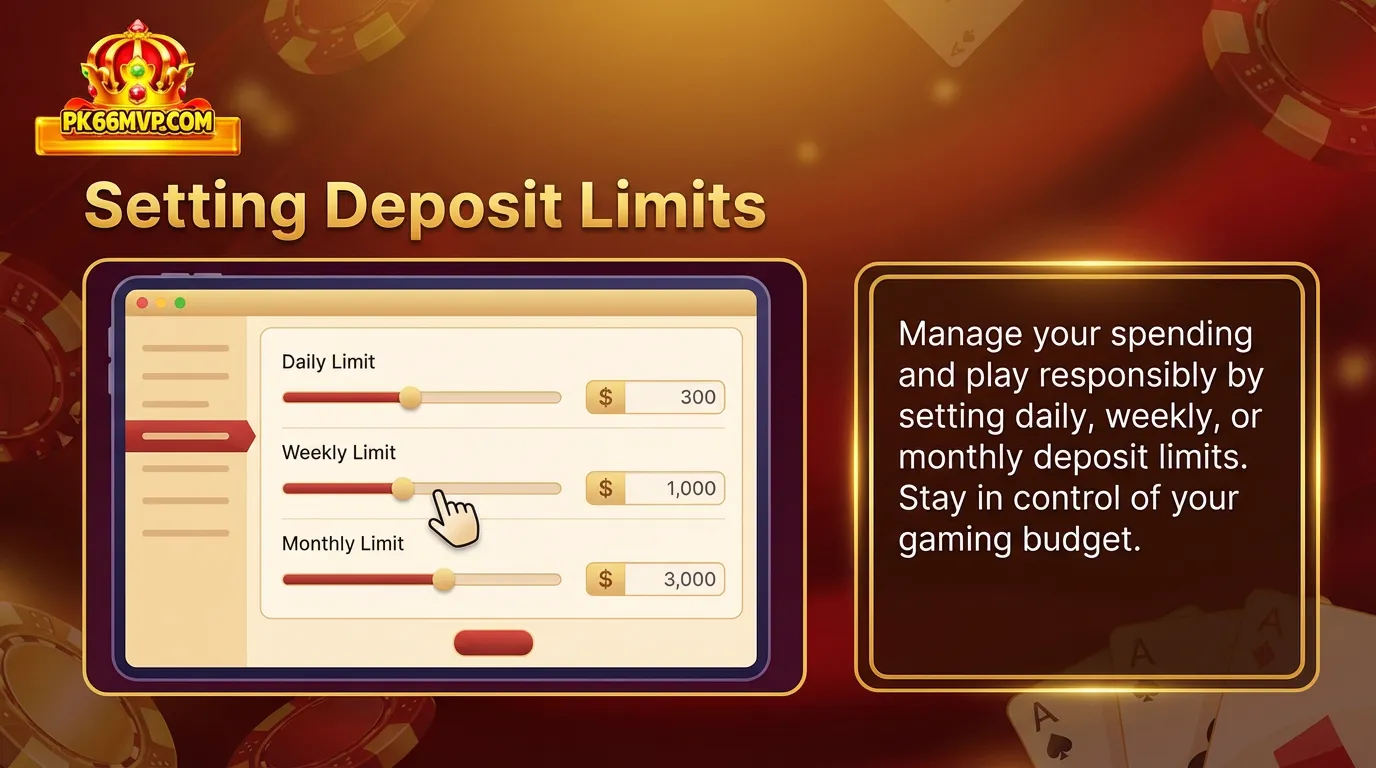 PK66 Deposit Methods: Safe, Fast Payments With PK66 MVP 6 Setting Deposit Limits