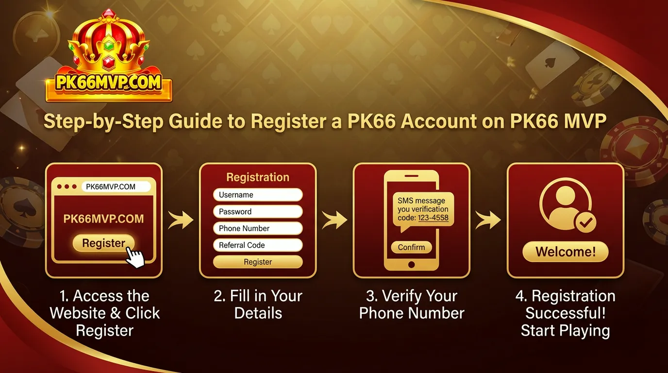 Step-by-Step Guide To Register A PK66 Account Easily 1 PK66 Register