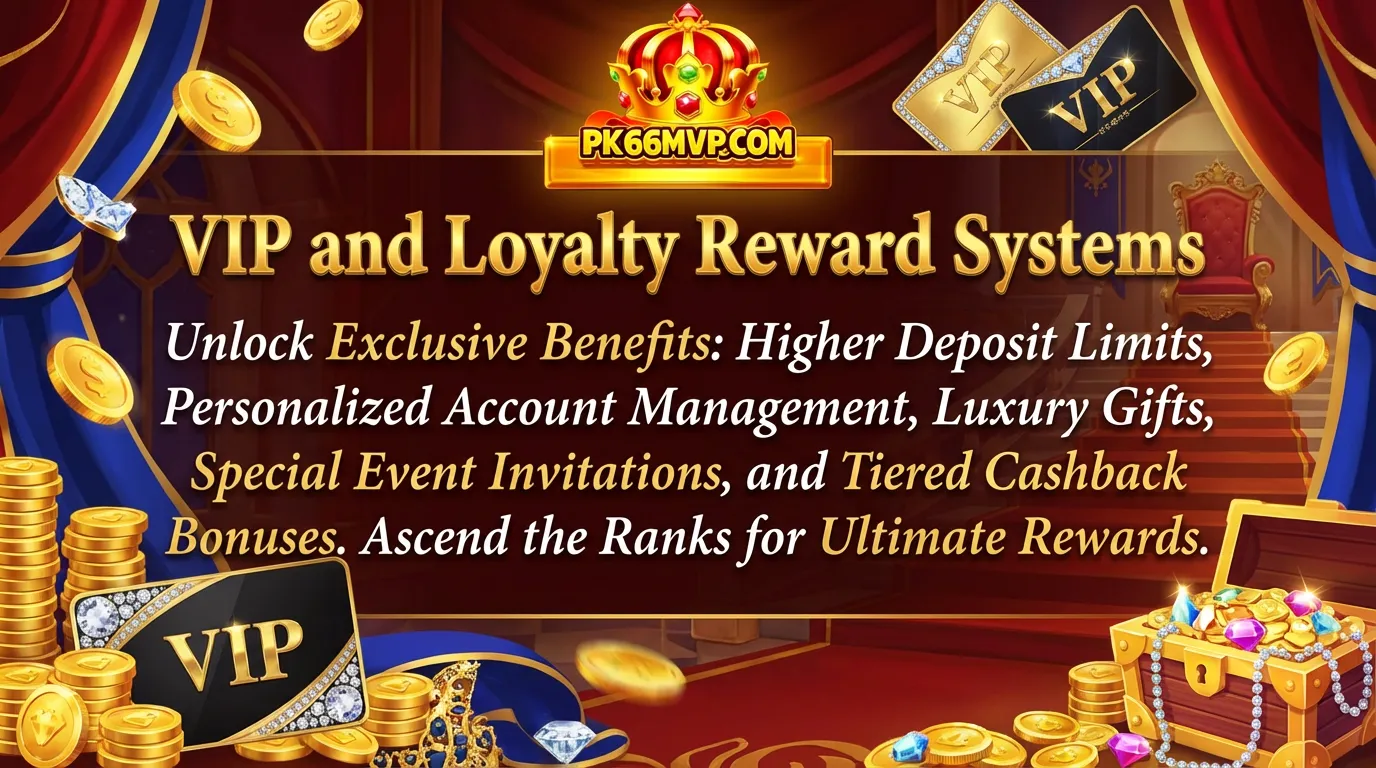PK66 Promotions And Bonuses On PK66 MVP Platform 3 VIP and Loyalty Reward Systems