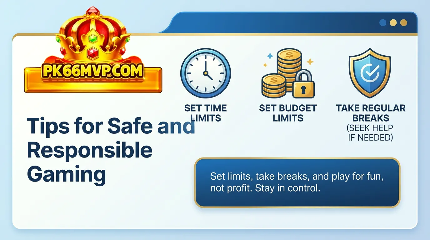 Tips for Safe and Responsible Gaming