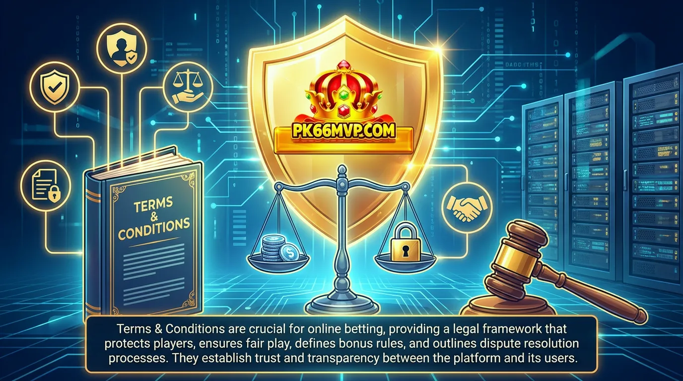 PK66 MVP Terms & Conditions – Rules for Safe Betting 1 Why Terms & Conditions Matter in Online Betting